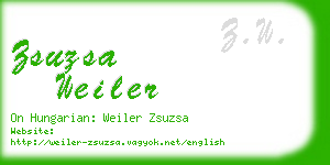 zsuzsa weiler business card